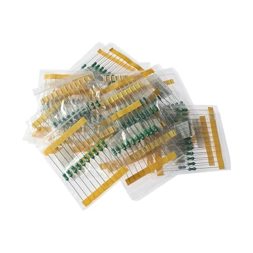 Lot de 1500 résistances 1/2W de 1 Ohm à 10 m Ohm à 5 couches de carbone pour circuits de précision - 4