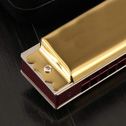 KMDSM Harmonica, 24 trous Chord Set 12 tons for une performance professionnelle, Crisp et sensible (argent, 17,8 * 2,9… - Les Beatles, Paul McCartney, John Lennon, RIngo Starr, George Harrison KMDSM Harmonica, 24 trous Chord Set 12 tons for une performance professionnelle, Crisp et sensible (argent, 17,8 * 2,9… – Image 3