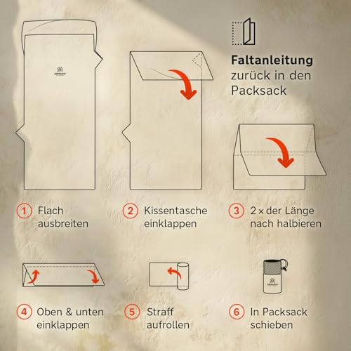 Armadic Hüttenschlafsack aus Mikrofaser (nur 230g) - Ultra leicht, klein und dünn. Reiseschlafsack, Schlafsack Inlett, Inlay I Ideal für Backpacking, Hostels und Berghütten (Anthrazit Grau)