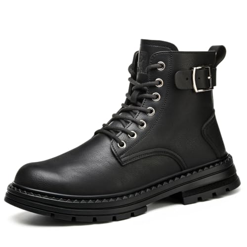 Image of Steel Toe Boots for Men & Women,Slip On Work Boots for Construction