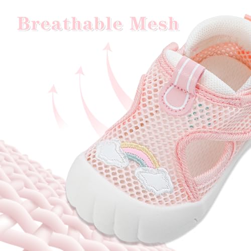MK MATT KEELY Toddler Sandals Summer Kids Water Sandals Closed Toe Adjustable Water Shoes Outdoor Lightweight Beach Shower Shoes for Boys Girls4