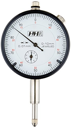 Pro Series by HHIP AGD Group - Indicador de dial métrico (varios rangos: 0-5 mm  0-20 mm), 0-10MM Range, 1