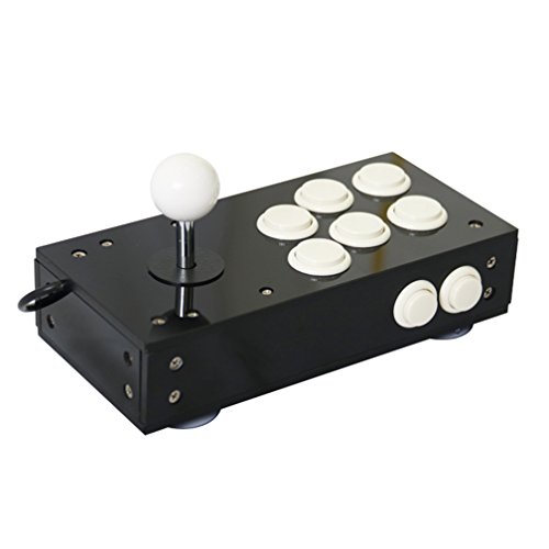 Mini USB Arcade Joystick for PC Game All Black PC Controller Computer Game