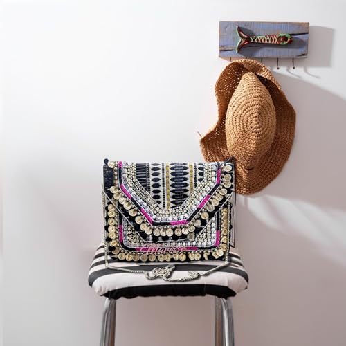Image of Maresse Women Boho Bag Embroidered Crossbody Sling Bag For Women | Handmade