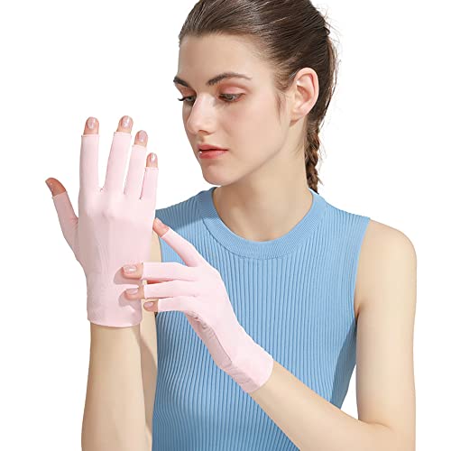 CURELIX UV Gloves for Nails, Professional Anti UV Protection Gloves for Manicures Nail Lamp, Hands Care Gloves for Women - Image 2