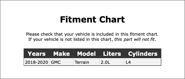 Vacuum Pump for GMC Terrain 2018-2020, 2.0L L4 miniatura 2