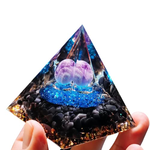 ISiCg s~bh 60x60mm VR y_g 7̃`N p[Xg[ u   GlM[ ^ ^ lԊ֌W ΐl^ d^ Ɖ^ ^  orgonite pyramid (  j)