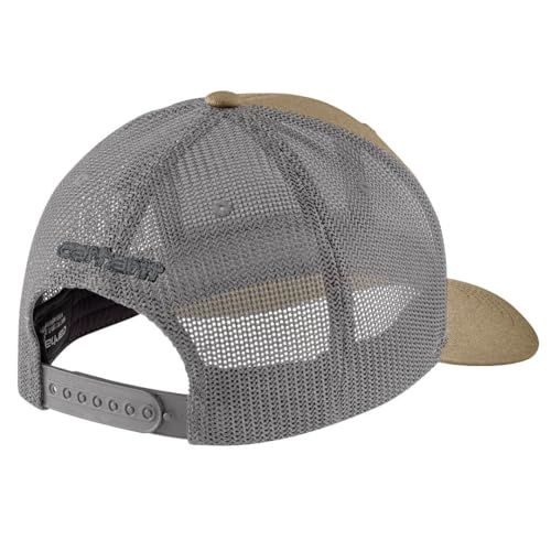 Image of Carhartt Men's Rugged Flex Twill Mesh-Back Logo Patch Cap