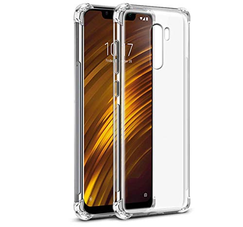 Tumundosmartphone Funda Gel TPU Anti-Shock Transparente para XIAOMI POCOPHONE F1