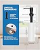 WEWE Kitchen Faucet with Soap Dispenser and Pull Down Sprayer, RV Single Handle Classic 3 Modes Stainless Steel Faucet for Kitchen Sink, RV, Matte Black #4