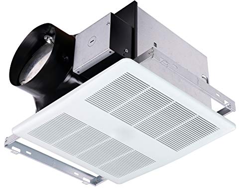 KAZE APPLIANCE SEP120EZ Ultra Quiet Bathroom Exhaust Ventilation Fan (No Attic Access Required) (120 CFM, 0.3 Sone, EZ Install)