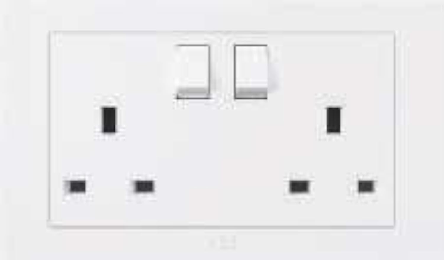 ABB 2 Gang Switch Socket SP Illuminated 13A