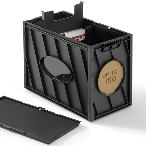INMAKER Comic Book Storage Box Holds Up to 150 Comics (Matte Black)