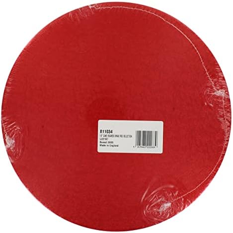 Culpitt Red Selection Christmas Cake Boards, 10", Stars And Holly Festive, 3mm x 254mm - 5 Pack, 811034, 10 Inch