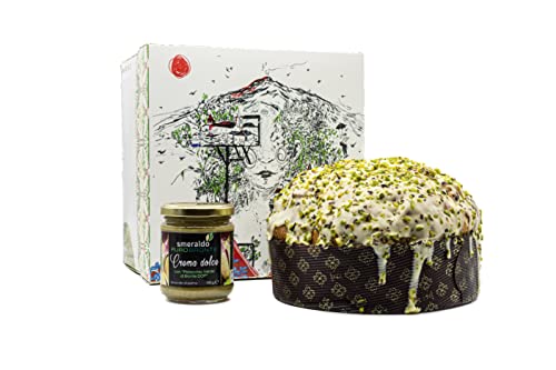 Panettone artesanal con pistachos de Bronte D.O.P., edición limitada
