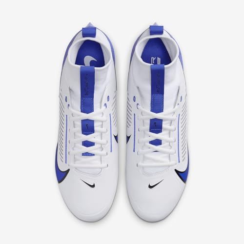 Nike Vapor Edge Pro 360 2 (Team Bank) Men's Football Cleats (FQ4044-102, White/Black/Hyper Royal) Size 164