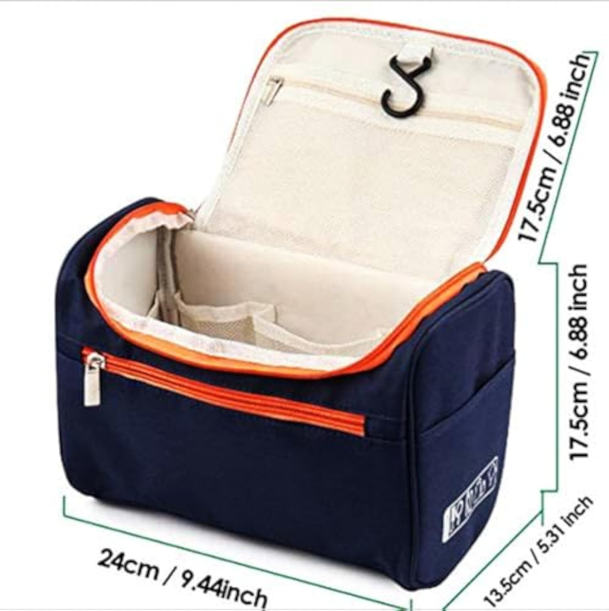 Polyester Cosmetic Organizer Makeup Pouch for Travel