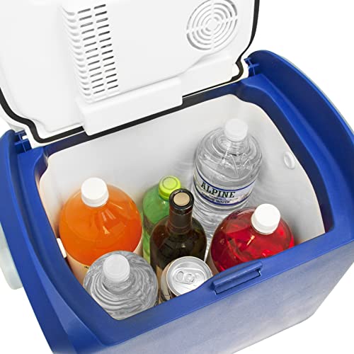 Wagan El6224 12V Personal Thermoelectric Cooler/Warmer, 24 Liter Capacity, Portable Electric Car Cooler Warmer With 12/24V Dc, 12V Small Fridge For Car, Rv, And Camping Use, Ul Listed #TOP3