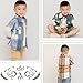 Ilyboz Cute Little Flannels 2 Pack Toddler Baby Boys Girls Plaid Flannel Shirts Jackets Long Sleeve Lapel Button Down Shirt Top Outfit Vintage Clothes