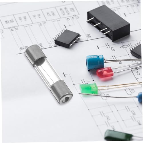 Kit completo de fusibles Luxshiny: fusibles de vidrio tubulares, para multímetro, automóvil y uso doméstico miniatura 5