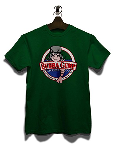 shirtminister Bubba Gump Shrimp Company T-Shirt Dunkelgruen-Dark-Green S