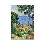 Paul Cezanne Wandkunstdrucke, Gemälde, Poster, Blick auf 