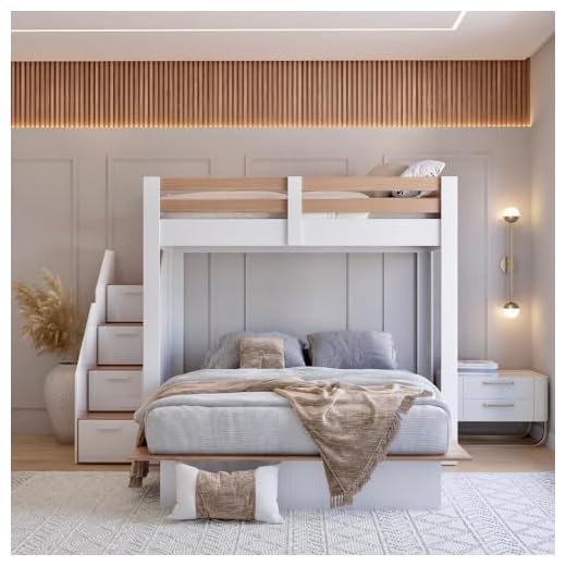 Beliche Casal Family Star Plus Casatema Branco/amadeirado Montana Perfect Wood