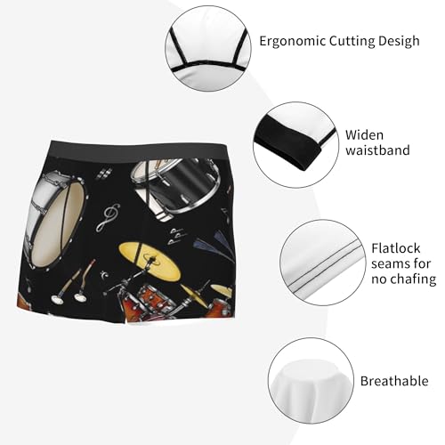 CUTEDWARF Passionate drum Men's Underwear Boxer Shorts Men Boxer Briefs Mens Printed Brief2