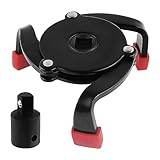 Aokdom Oil Filter Wrench,3 Jaw Adjustable Oil Filter Wrench Tool for 2-3/8