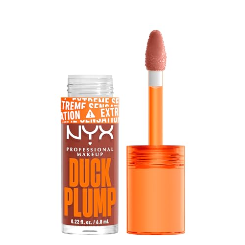 NYX Professional Makeup Lip Plumping Gloss Duck Plump Brown Of Applause