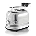 Ariete 149 Tostapane 2 fette Moderna con pinze, Espulsione Automatica, Cassetto raccogli briciole, Funzione scongelamento e riscaldamento, 6 livelli di doratura, 800 W, Bianco