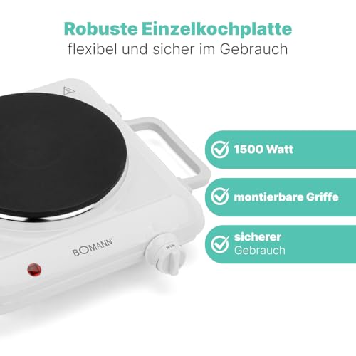 Bomann Ekp 5027 Cb Fornello Elettrico Da Tavolo Bianco - 6