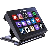 JZW-Shop Stream Controller 15 Keys Custom Keypad Live Distribution Controller One Touch Macro Keyboard USB Soundboard for Creating Live Content Broadcast OB...
