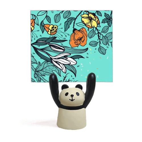 Panda stand decoration et memo dessin art moderne lily camelia
