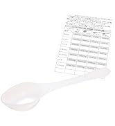 頑丈 粉ミルク 計量スプーン 約100ml(80-120ml) 各社ミルク対応表付き