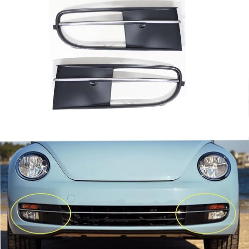 Cubierta de luz antiniebla delantera negra para Beetle de años 2012 a 2016 3