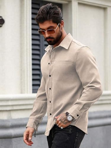 Image of Lymio Men Shirt || Solid Shirt for Man || Full Sleeve || Casual Style (Packs Also Available) (Utility)