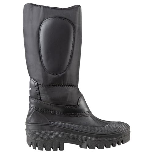 PFIFF 102803 Damen Thermo Winterstiefel, Stallstiefel Winter Stiefel, Schwarz 40