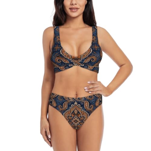 Maillot push-up avec coussinets amovibles et fermeture croisée ajustée