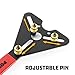 Powerbuilt AC Clutch Holding Tool, Service Car Air Conditioner Clutch, Adjustable Pin, Non-Slip Grip Handle, Vehicle Repair - 648980