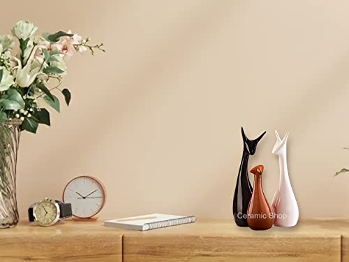 Image of Ceramic Shop (Deer Family Brown - 1)