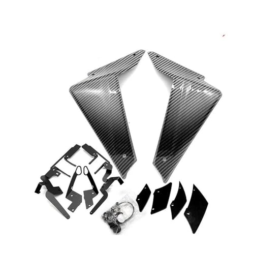 オートバイのサイドフェアリング MT-09 SP MT09 MT 09 2021 2022 2023 オートバイスポーツダウンフォースネイキッドサイドスポイラーエアロダイナミックウィングディフレクターに適合