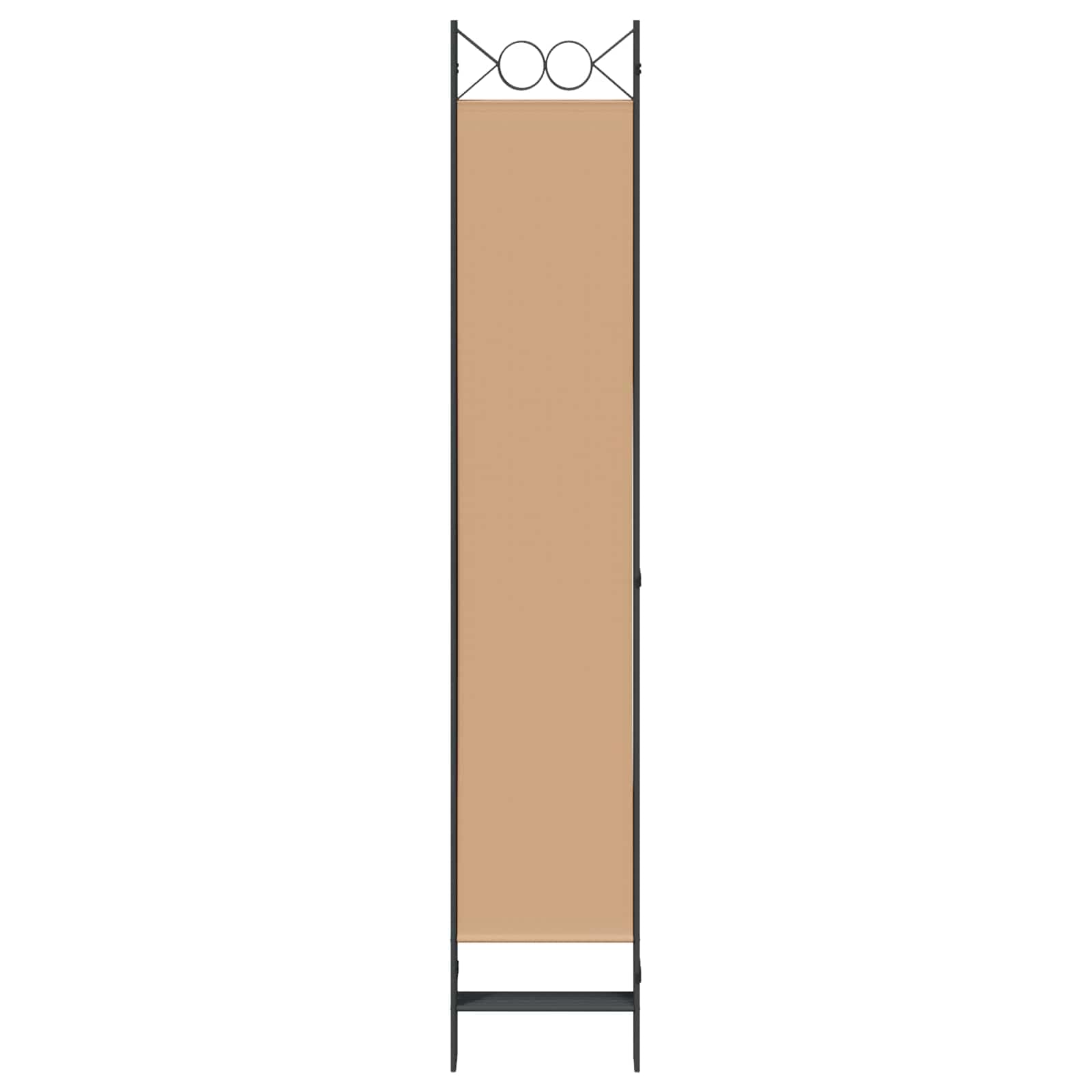 Paravent 6 pièces beige 240 x 220 cm en tissu pliable brise-vue polyvalent pour salon, chambre à coucher, bureau, balcon, occultant, séparation, autonome, intérieur et extérieur