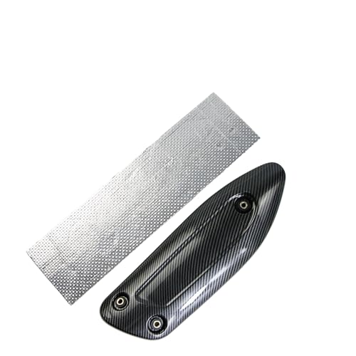 Bouclier thermique moto en carbone noir pour pot d'échappement de Piaggio MP3 125 250 300