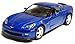 KiNSMART 2007 Corvette Z06 5inch 1:36 Scale 5 Inch Die Cast Metal Model American Muscle Toy Car. Pullback Action Set of 4