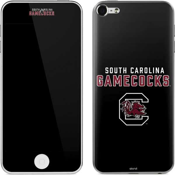 Skinit Decal MP3 Player Skin Compatible with iPod Touch (6th Gen 2015) - Officially Licensed College South Carolina Gamecocks Black Design