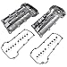 Lamerto Pair Left & Right Aluminum Engine Valve Cover with Gaskets Replacement for Jaguar S-Type 2002-2008 V6 3.0L # C2C38781 C2S48786, Aluminum Valve Covers Set