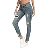 Resfeber-Womens-Ripped-Boyfriend-Jeans-Cute-Distressed-Jeans-Stretch-Skinny-Jeans-with-Hole Resfeber Women's Ripped Boyfriend Jeans Cute Distressed Jeans Stretch Skinny Jeans with Hole