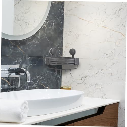 Cesta triangular doble capa para ducha ULTECHNOVO que ordena tu baño gris 6