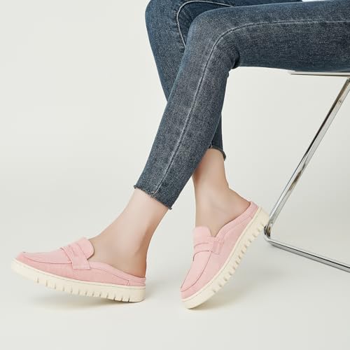 Image of Cvistpieo Womens Comfortable Slip On Loafers Indoor Outdoor Business Casual Mules Shoes for Women